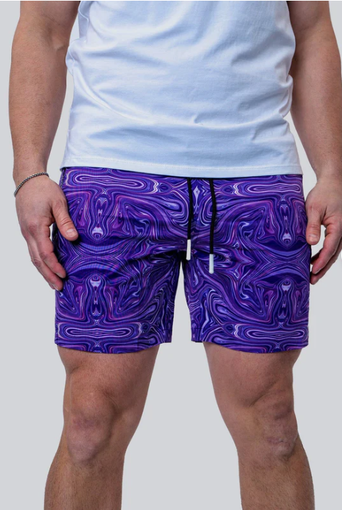 SWIM LION PURPLEMARBLE PURPLE