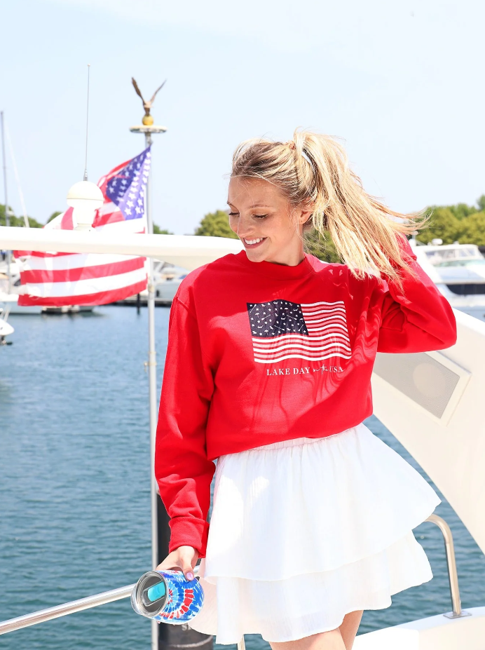 Lake Day In The USA