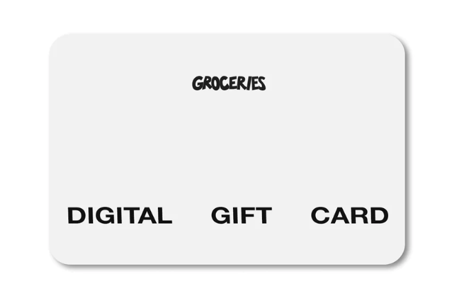 Groceries Digital Gift Card