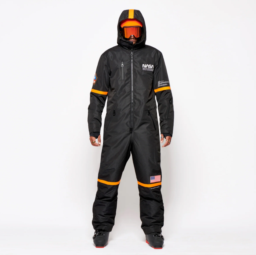 Men's Snow Suit, Black NASA