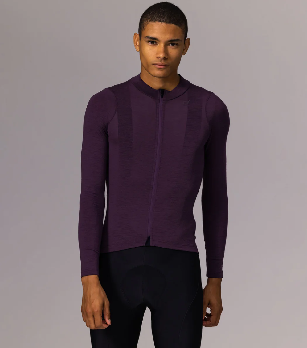 MEN'S CONCEPT MERINO LONG SLEEVE (Midnight Plum)