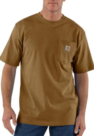 K87 - WORK POCKET TEE, BLACK