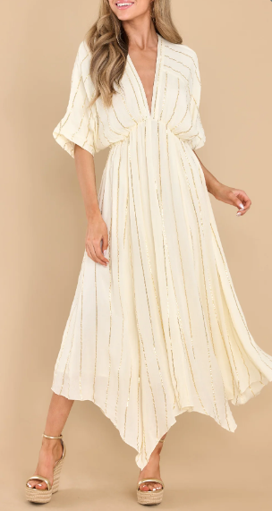 Always Shimmering Maxi Dress