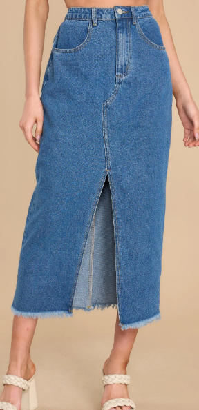 Blue Without You Denim Skirt
