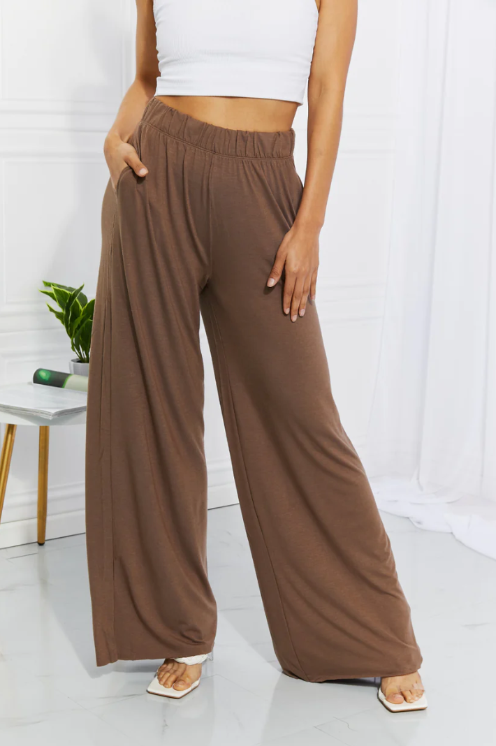 Cocoa | Wide Leg Pants with Pockets