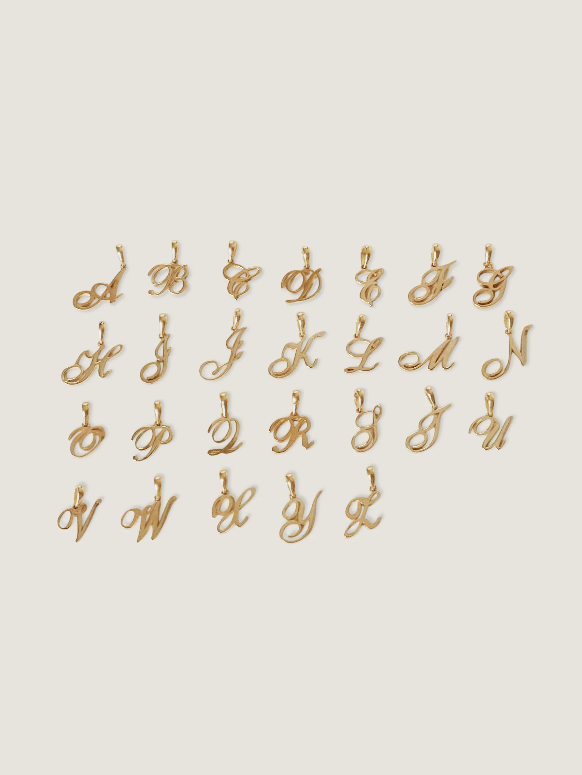 Love Letter Charm Necklace - Rolo Chain