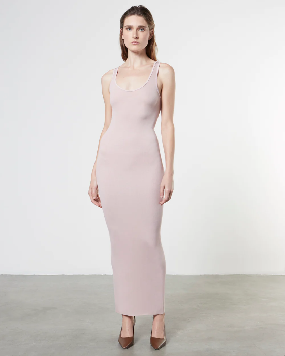 Silk Knit Maxi Dress