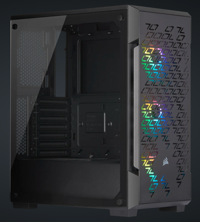 iCUE 220T RGB Airflow Tempered Glass Mid-Tower Smart Case