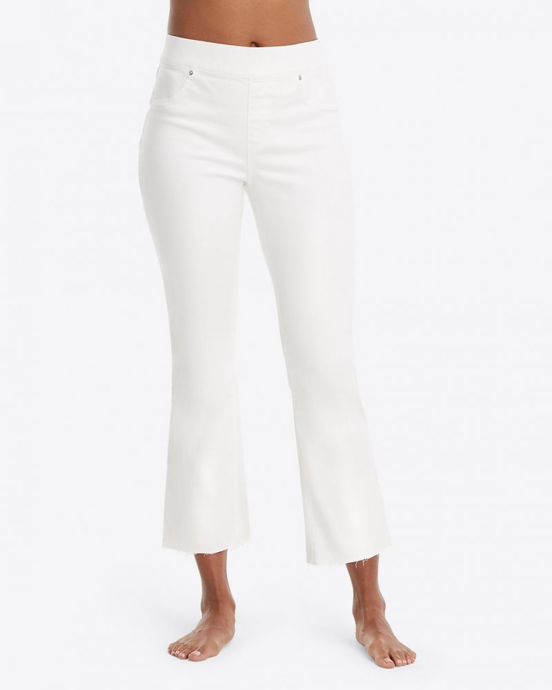 White Cropped Flare Jean - FINAL SALE
