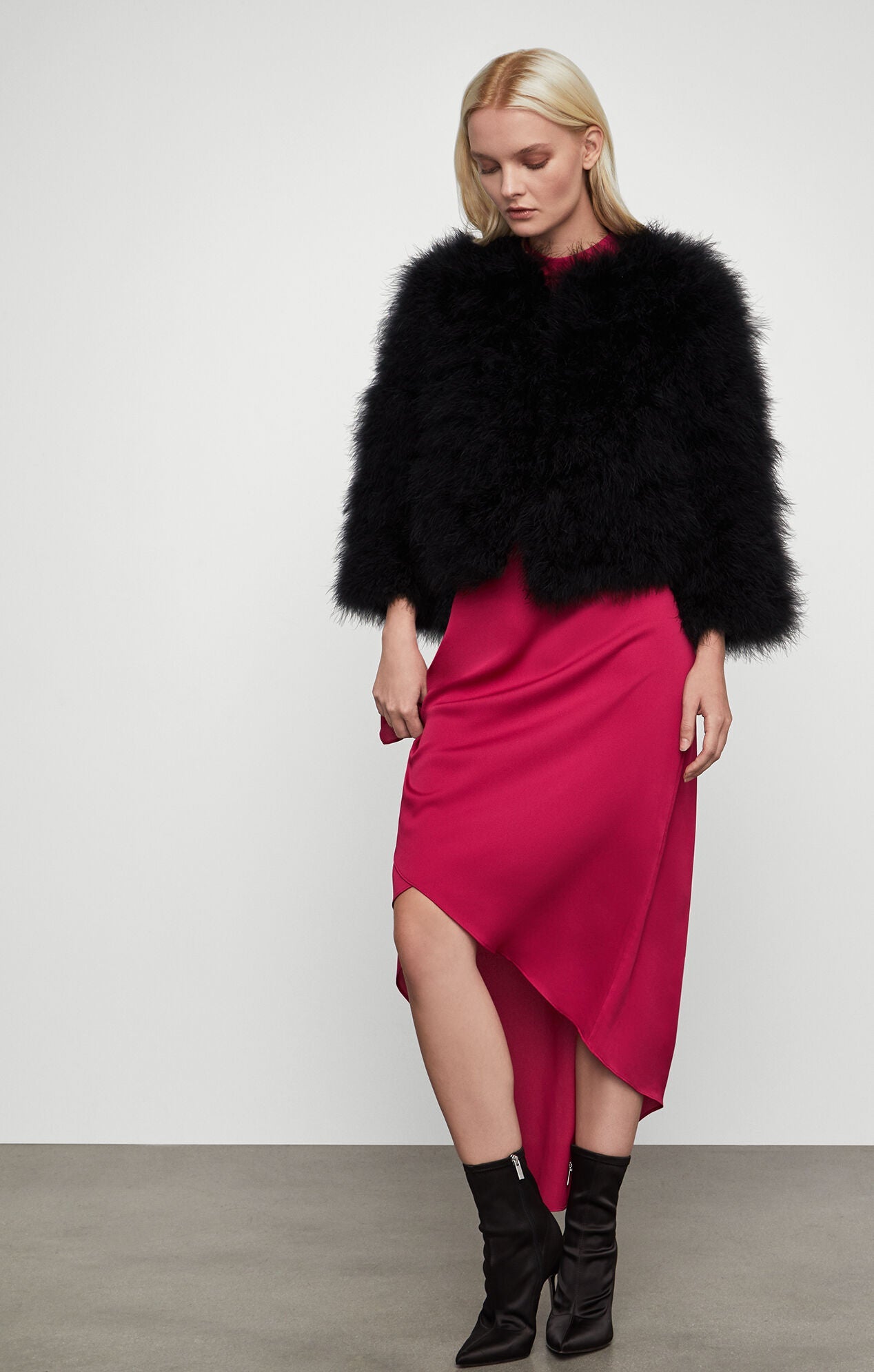 Faith Ostrich Feather Jacket