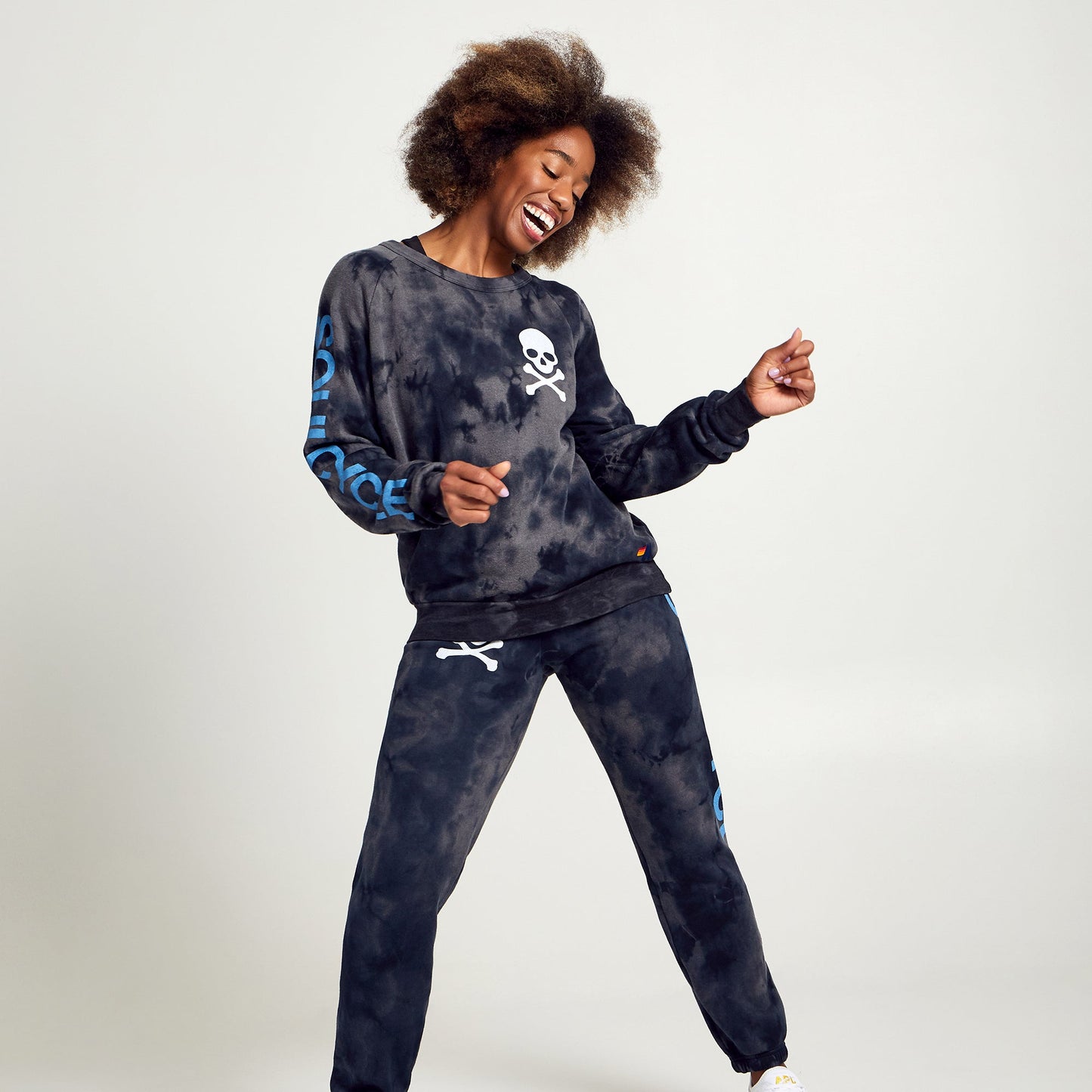Tie Dye Crew Neck Sweatshirt