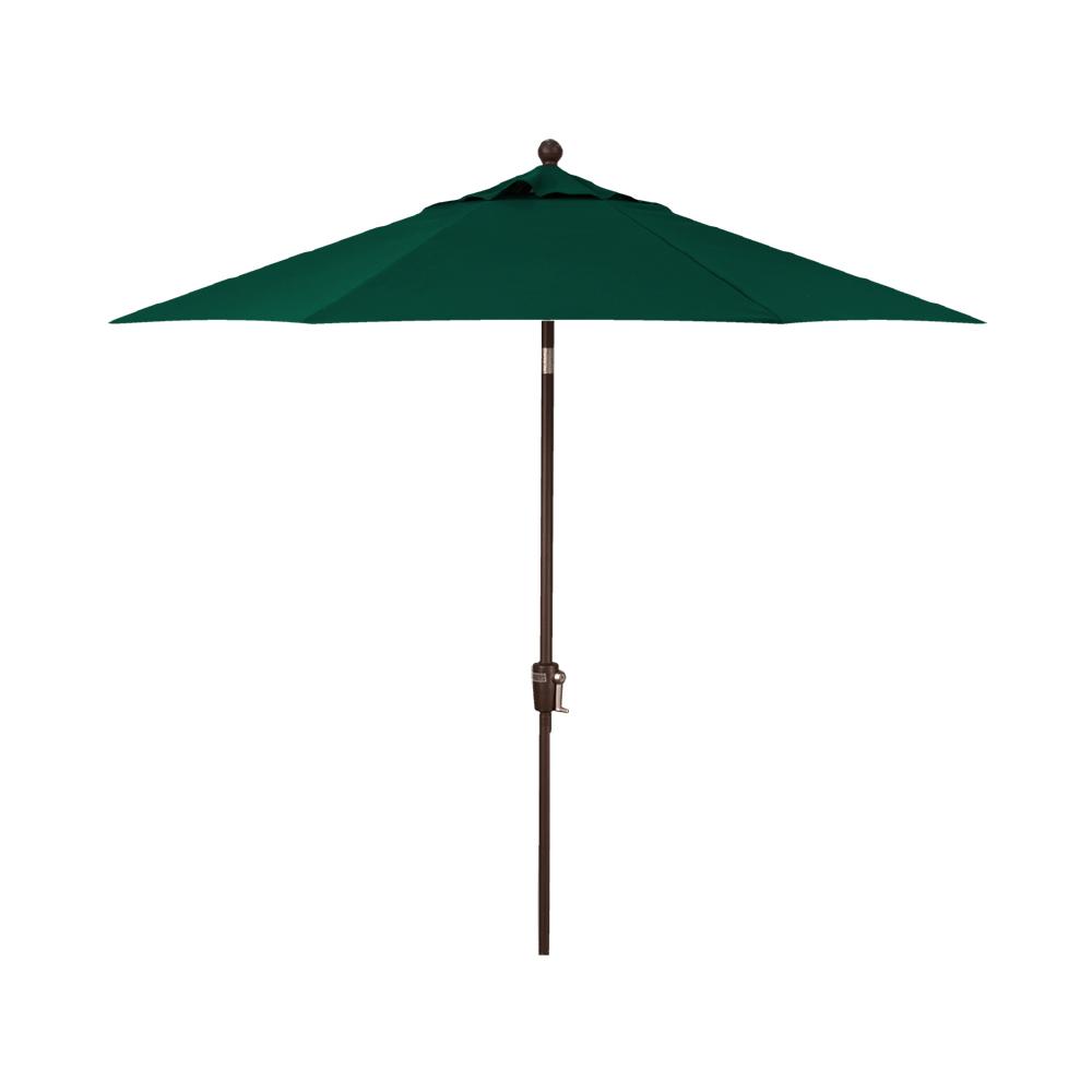 Treasure Garden 9' Push Button Tilt Umbrella with O'bravia2 Fabric