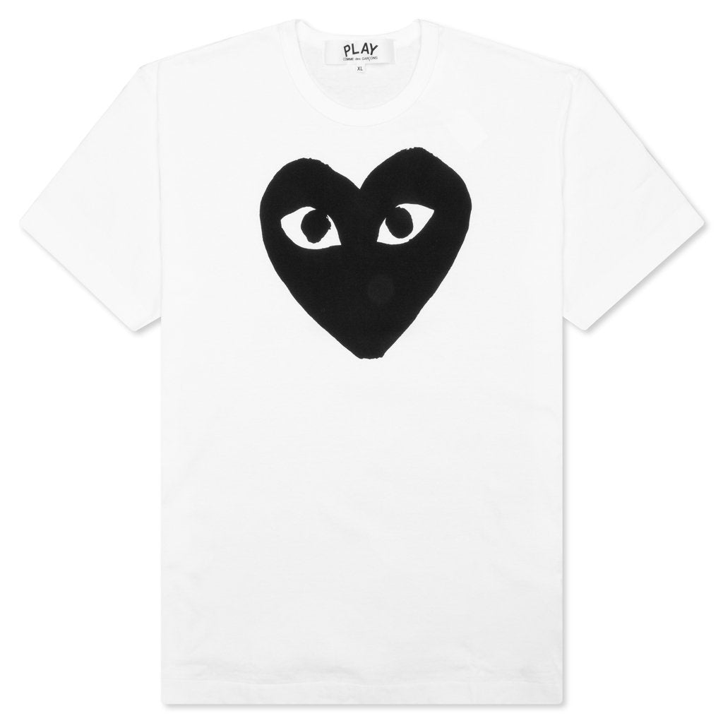 COMME DES GARCONS PLAY WOMEN'S BLACK HEART T-SHIRT