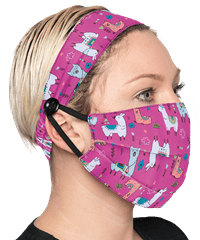 koi Llama Headband and Mask Set