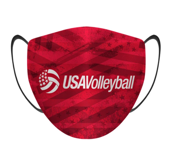 USA Volleyball Flag Face Mask