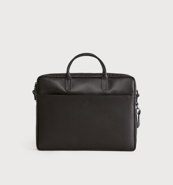 Façonnable - Pebbled Leather Briefcase