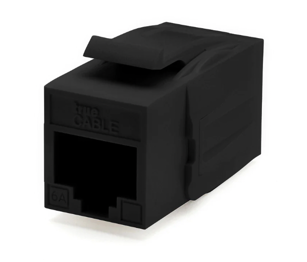 Cat6A Keystone Jack Coupler|Unshielded
