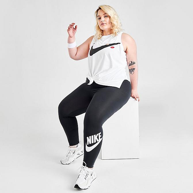 WOMEN'S NIKE SPORTSWEAR LEG-A-SEE HIGH-RISE LEGGINGS (PLUS SIZE)