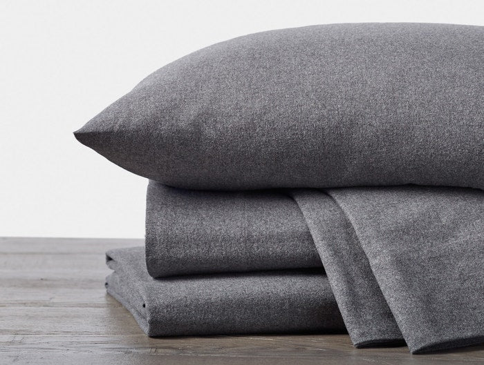 Cloud Brushed Organic Flannel Sheets - Queen