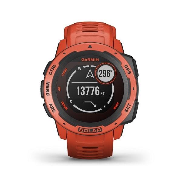 GARMIN INSTINCT SOLAR RUGGED GPS SMARTWATCHES WITH SOLAR CHARGING