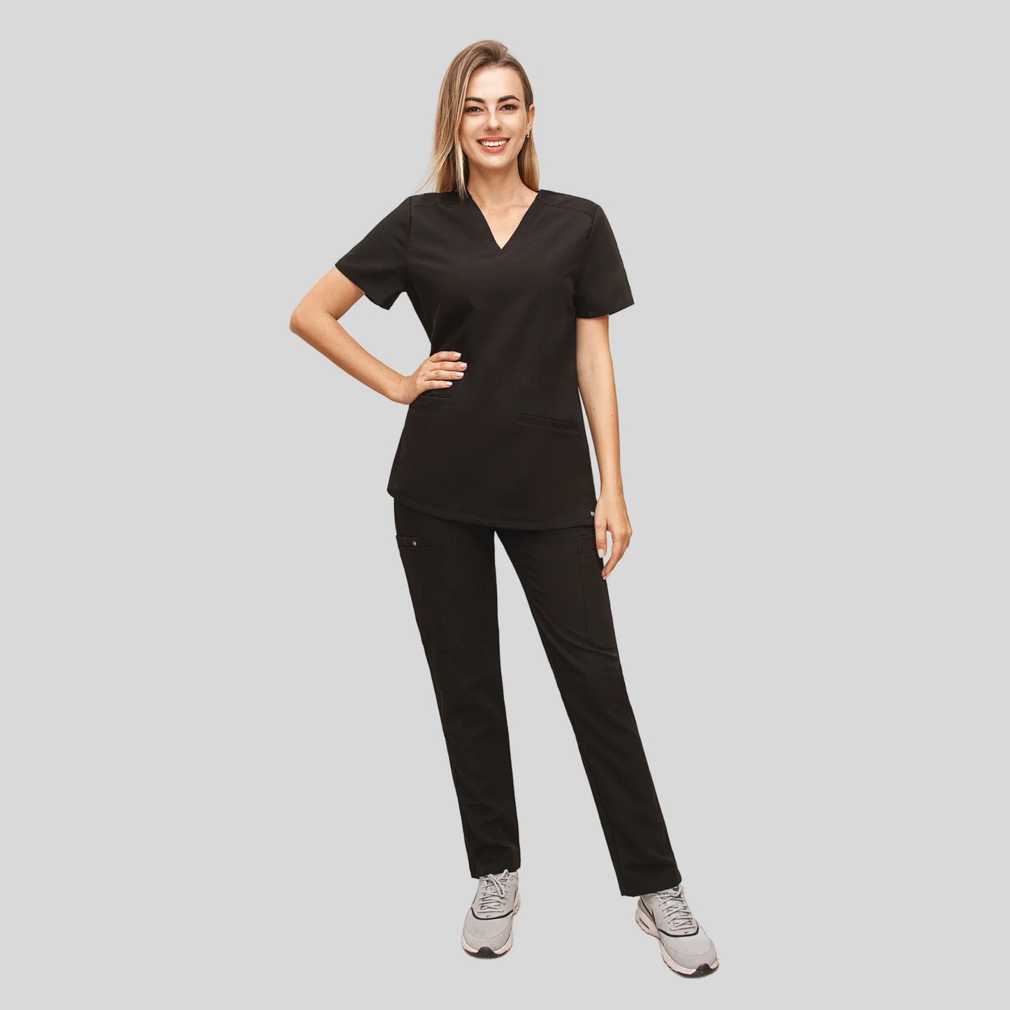 Three-Pocket Scrub Top