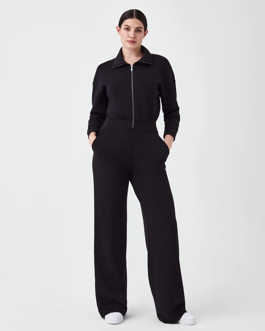 AirEssentials Long Sleeve Wide Leg Jumpsuit
