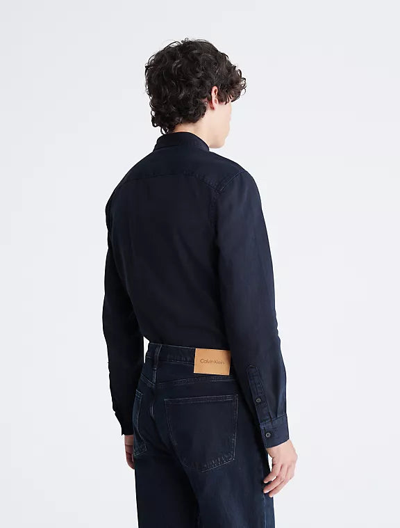 Denim Button-Down Shirt