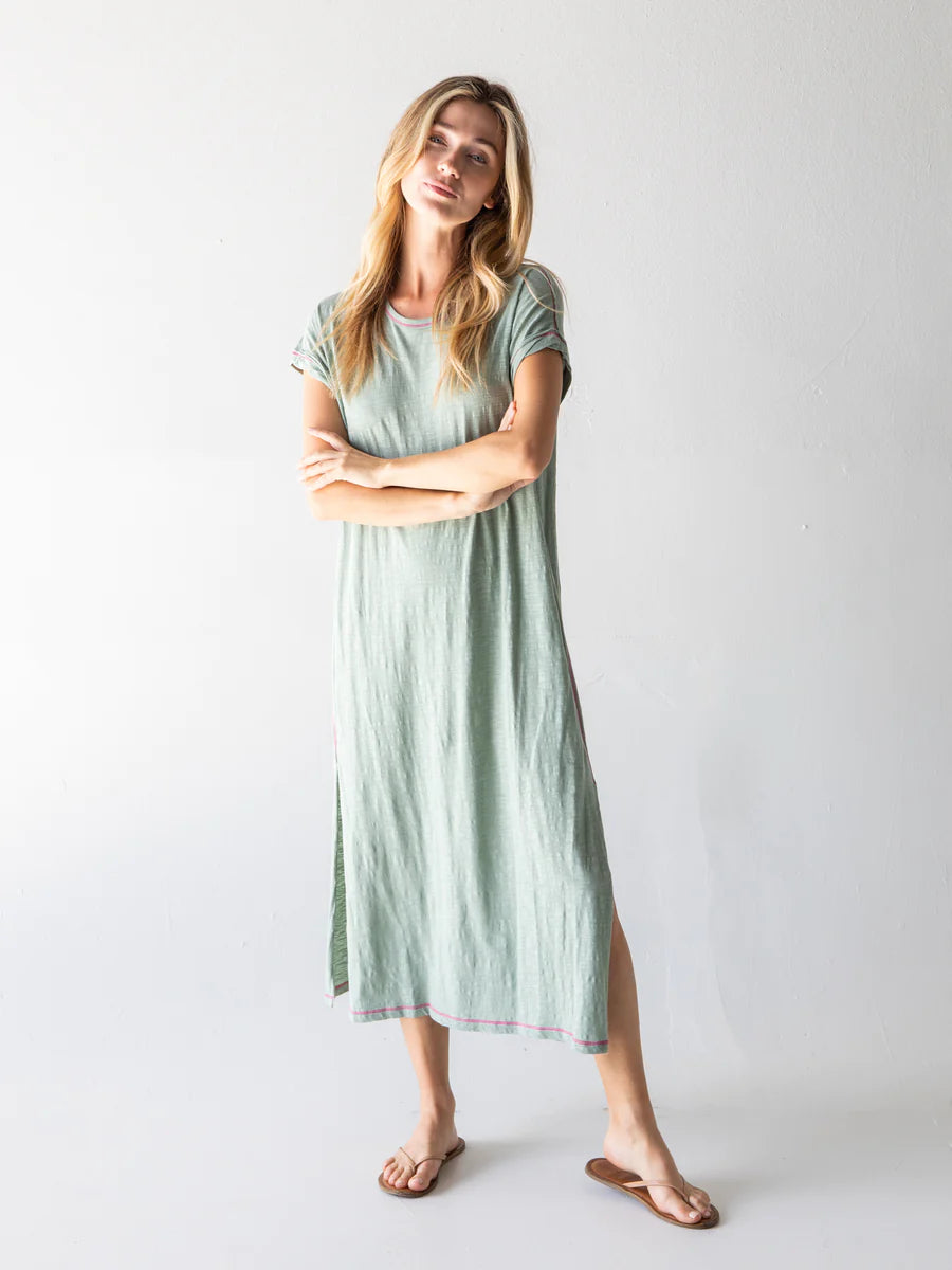 Frankie Knit Tee Shirt Midi Dress