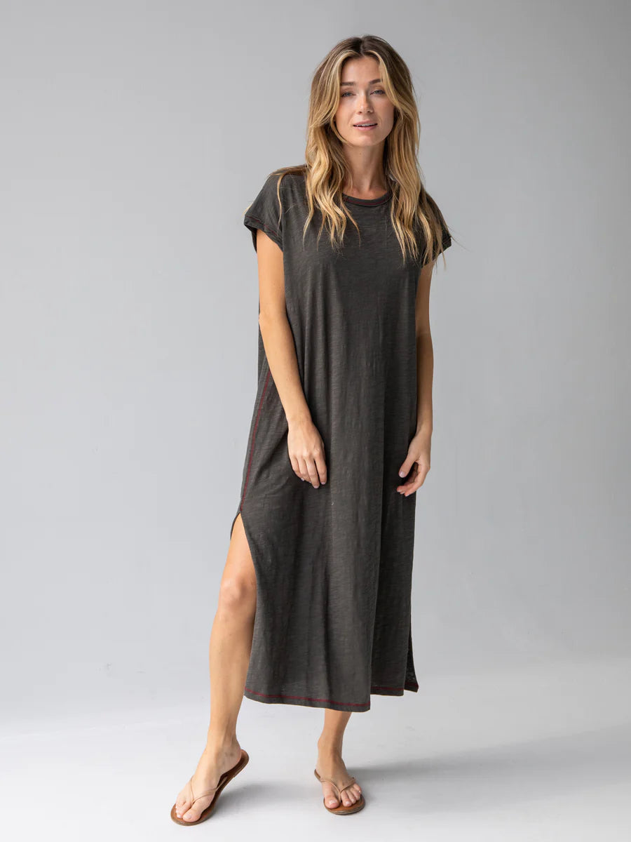 Frankie Knit Tee Shirt Midi Dress