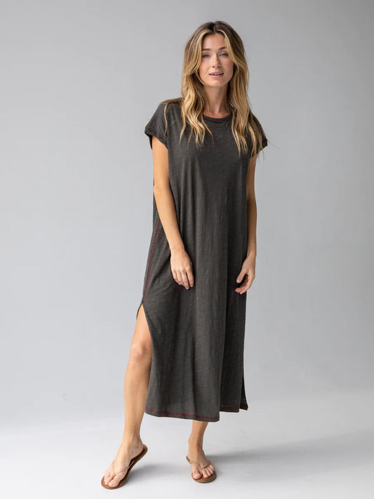 Frankie Knit Tee Shirt Midi Dress