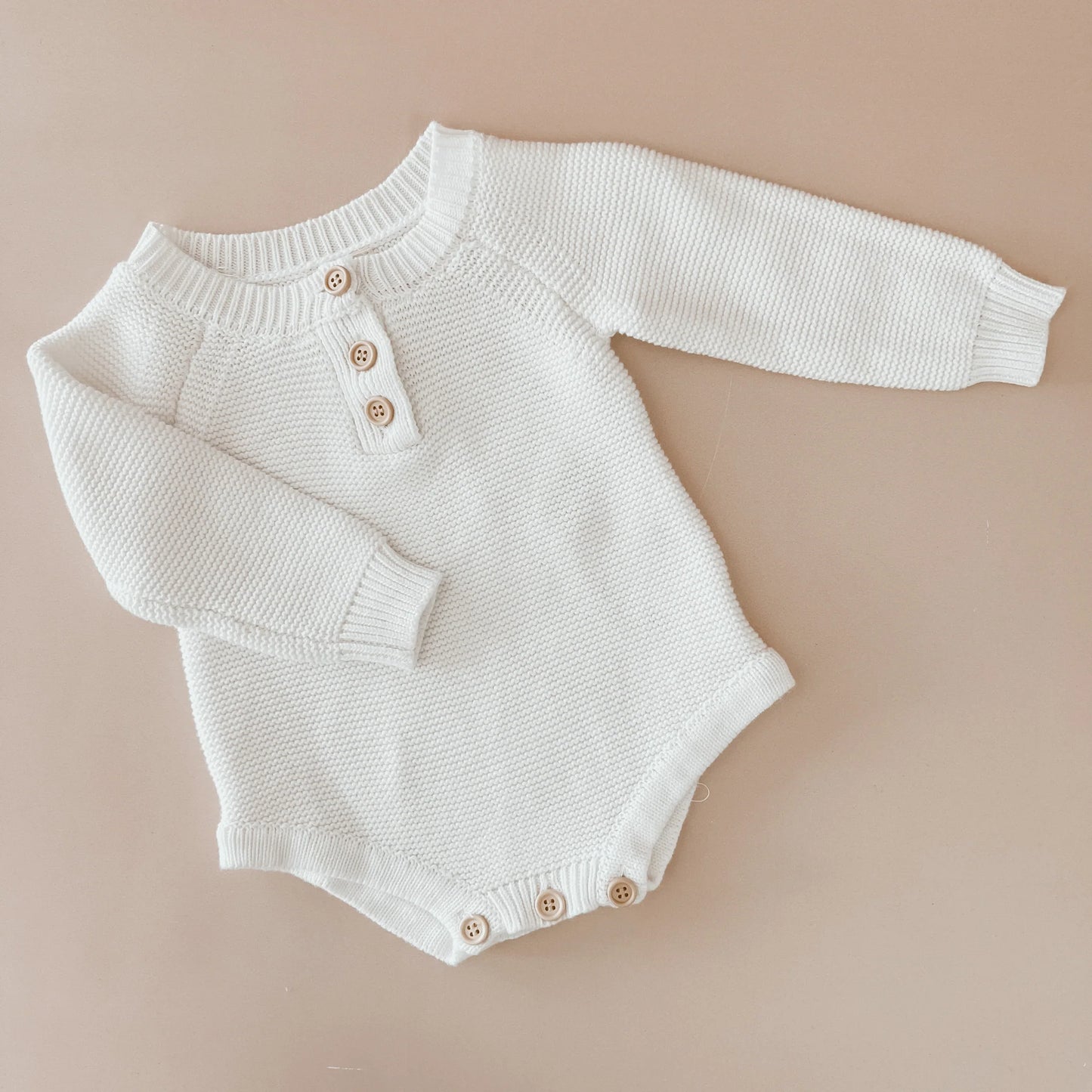 Long Sleeve Knit Romper (2 Colours Available)