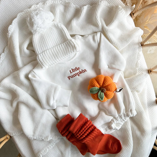 Pumpkin Crochet Rattle