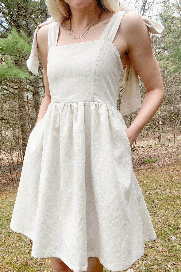 Hanover Linen Mini Dress