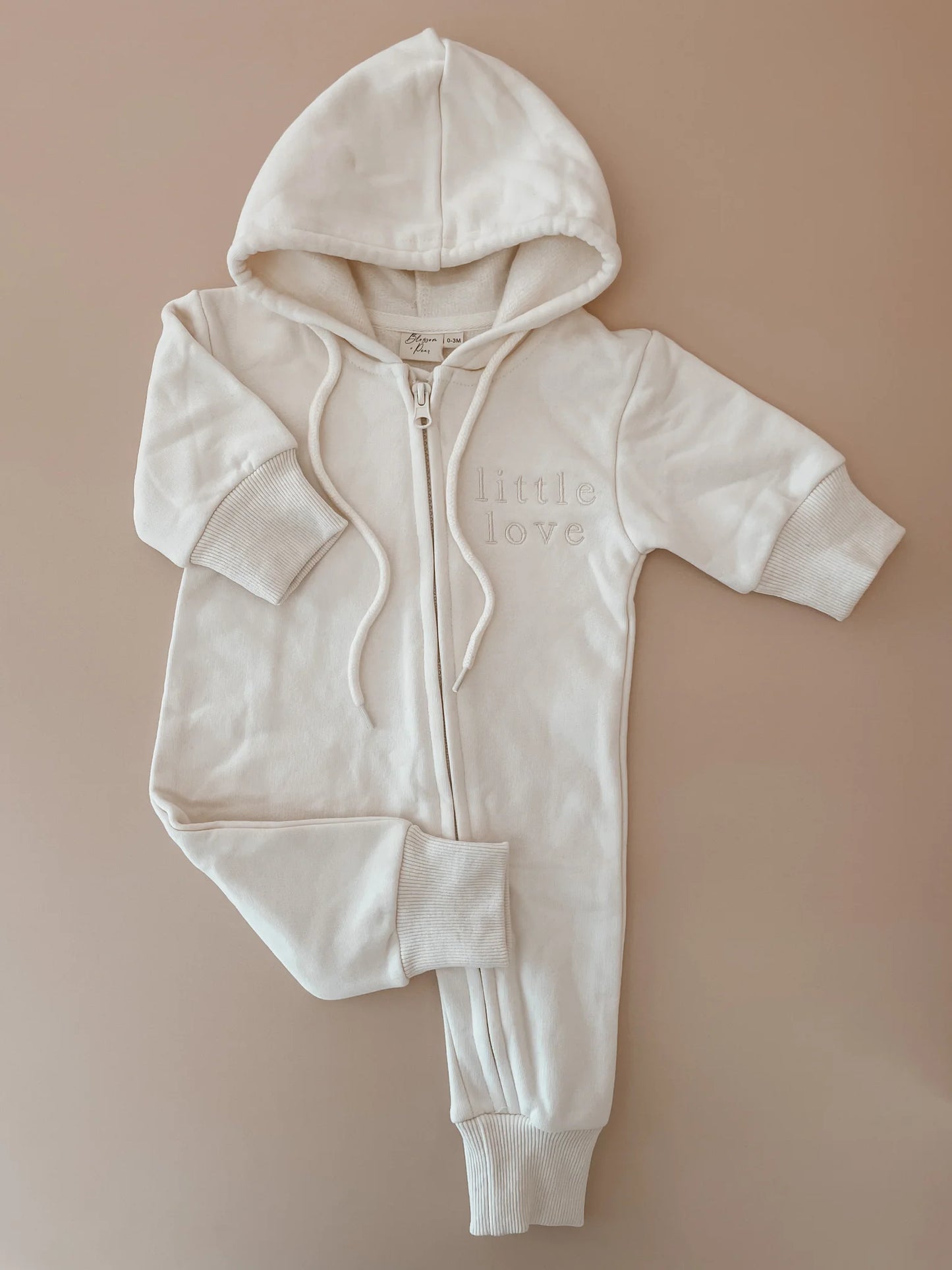 'Little Love' Hoodie Zip Romper (2 Colours)