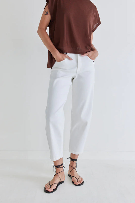 The Barrel Leg Denim Pants