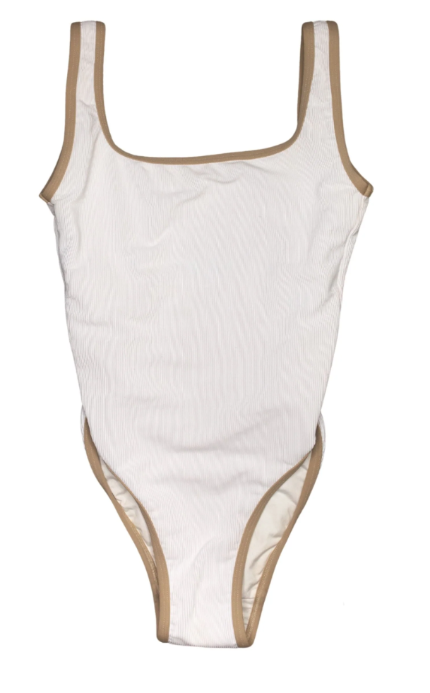 Ocean Isle One Piece- Neon Wave Print- Sherbet