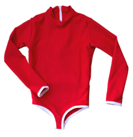 Lain Mini Rashguard- Red