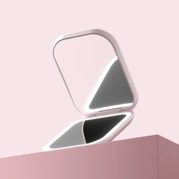 MICA Power Bank Compact Mirror - Strawberry Cream