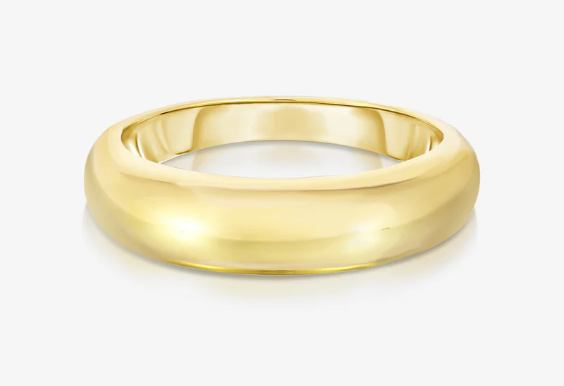 Gold Cloud Ring (14k Yellow Gold)