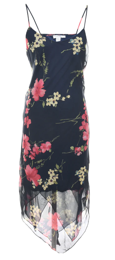 STRAPPY FLORAL PRINT DRESS - M