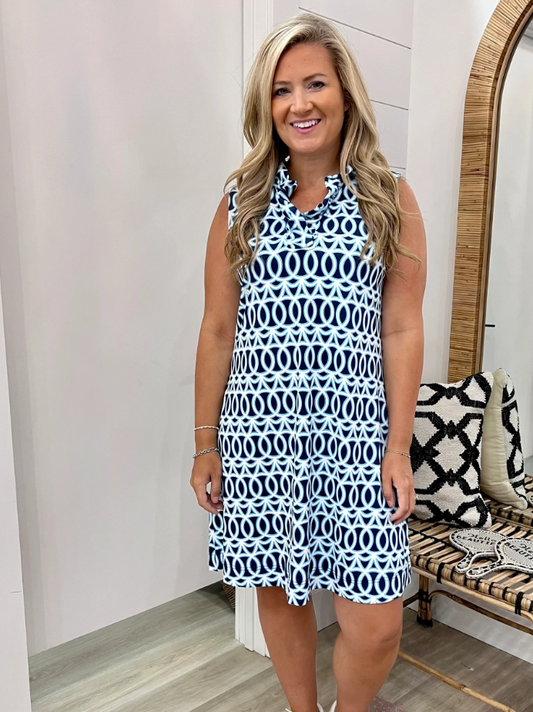 Caroline Ruffle Dress