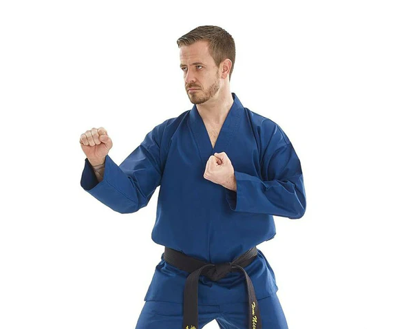 Blue Bytomic Adult V-Neck Martial Arts Uniform