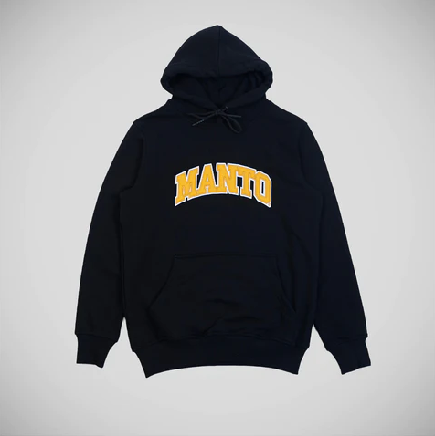 Black Manto Varsity Hoodie