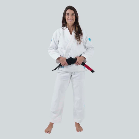 White/Sky Blue Kingz The One Ladies BJJ Gi