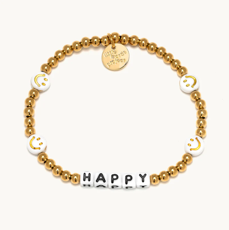 Happy- Waterproof Gold
