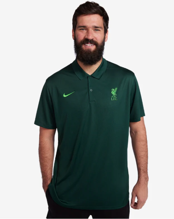 Liverpool FC Nike Mens 23/24 Victory Polo Green