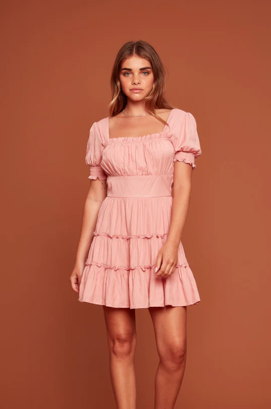 Petal Tiered Dress