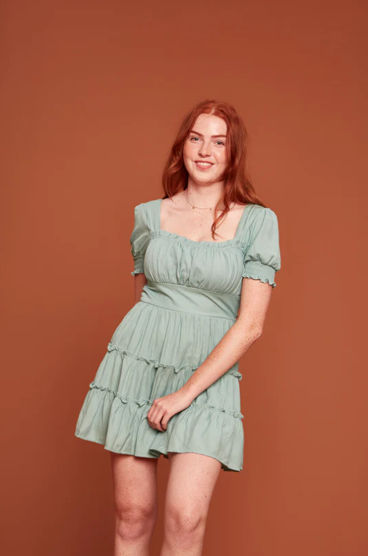 Petal Tiered Dress