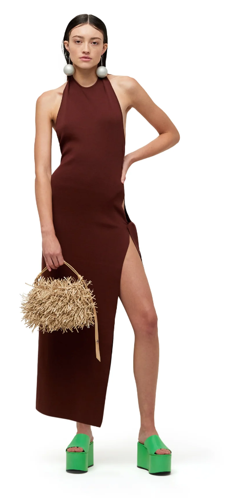 KNITS BY JUNJO DRESS - BLACK