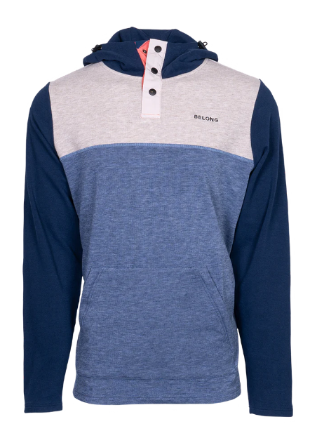 Men's Powell Fleece Hoodie - Vintage Blue
